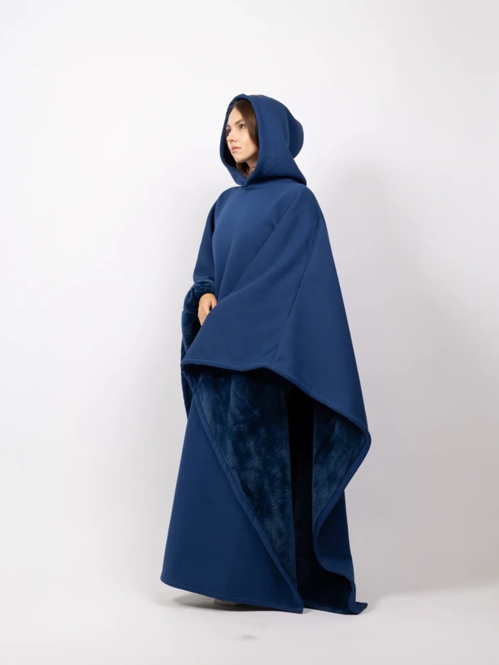 NWT Free the Sheep Eden Hoodie, Navy Blue, Sized for 5’7”-5’10”